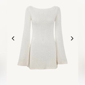 Asta Resort - Audette mini dress ivory sequin 
worn once